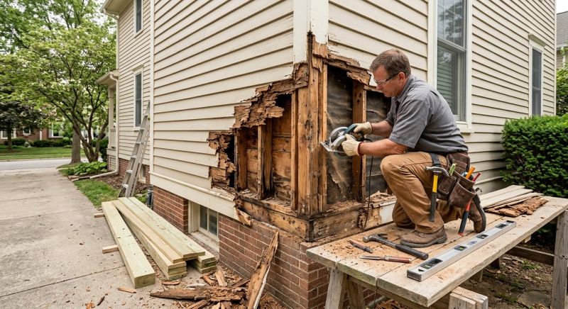 Residential Dry Rot Repair