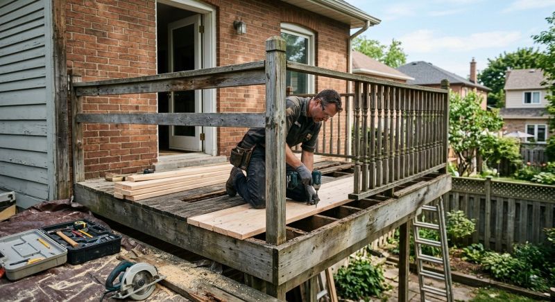 Balcony Dry Rot Repair