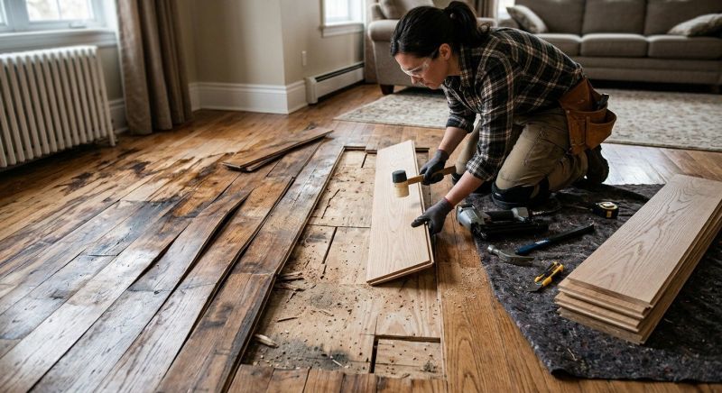 Dry Rot Floor Repair