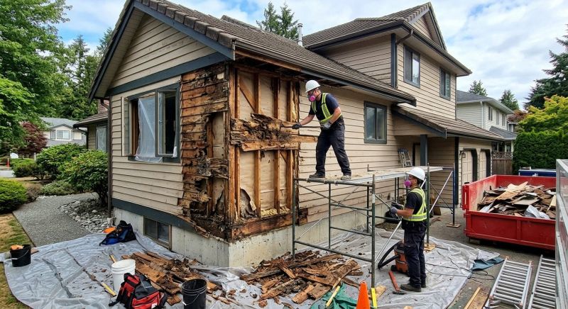 Dry Rot Siding Repair