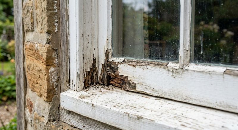 Exterior Window Rot Repair