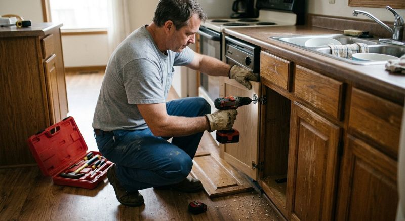 Kitchen Dry Rot Repair