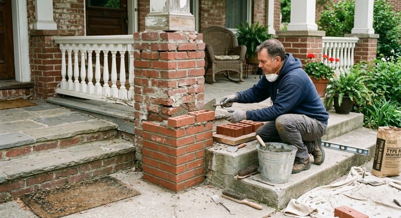 Porch Dry Rot Repair