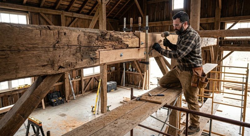 Rotted Beam Repair