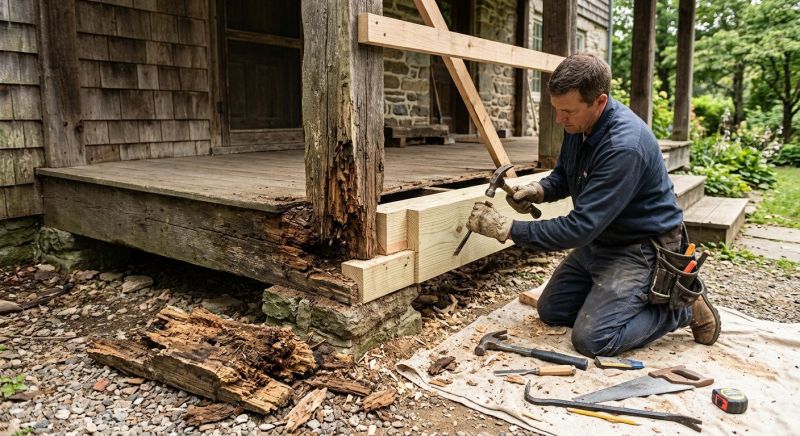 Rotted Deck Repair