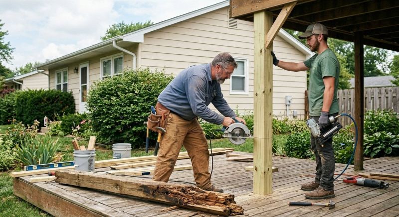 Rotted Deck Repair