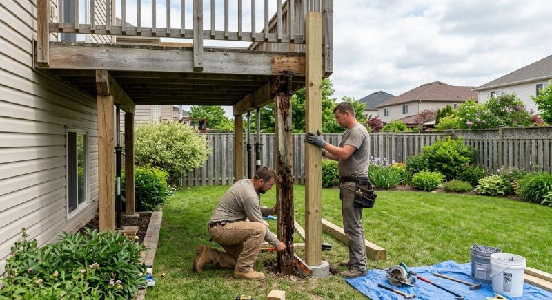 Rotted Deck Repair