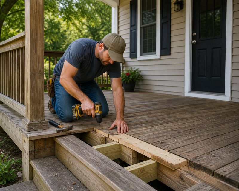 Rotted Deck Repair