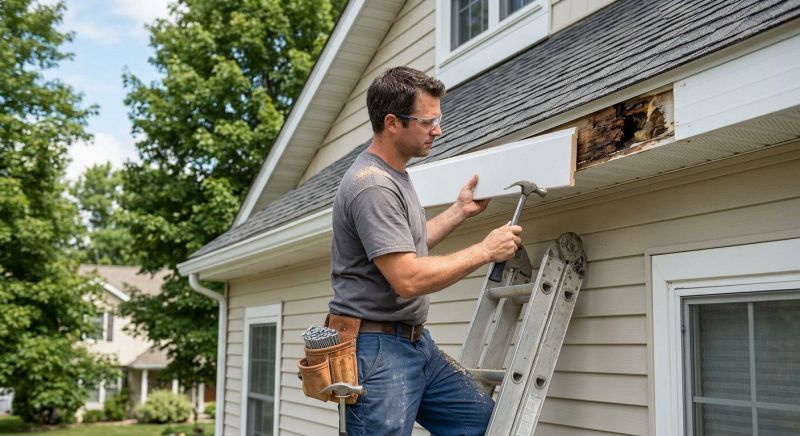 Rotted Fascia Board Repair