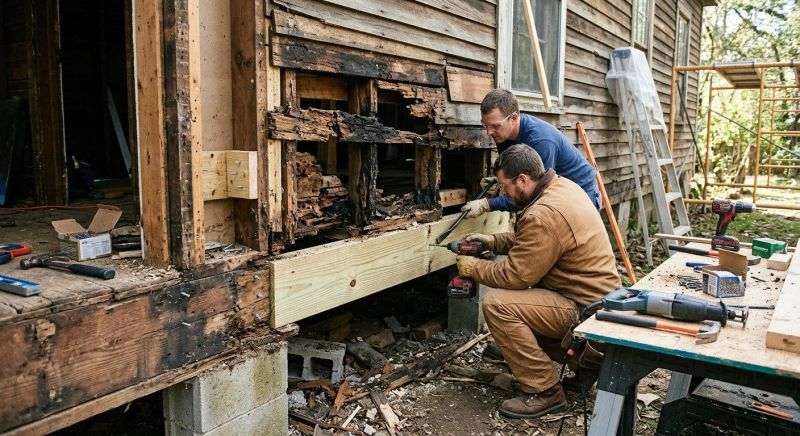 Rotted Wood Siding Repair