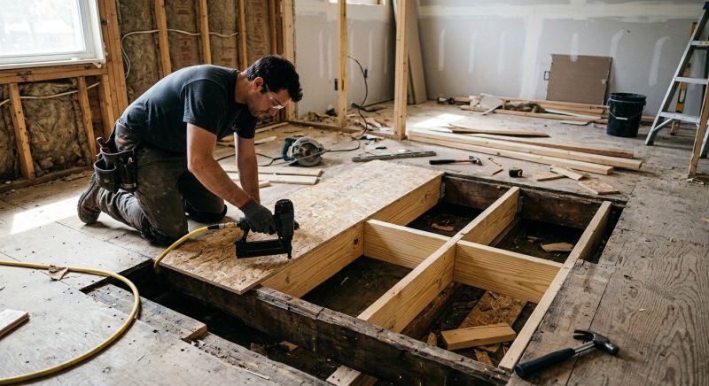 Sagging Floor Repair