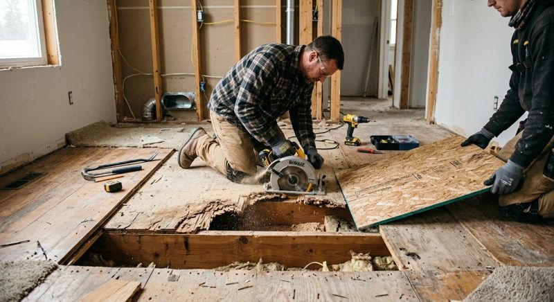 Spongy Floor Repair
