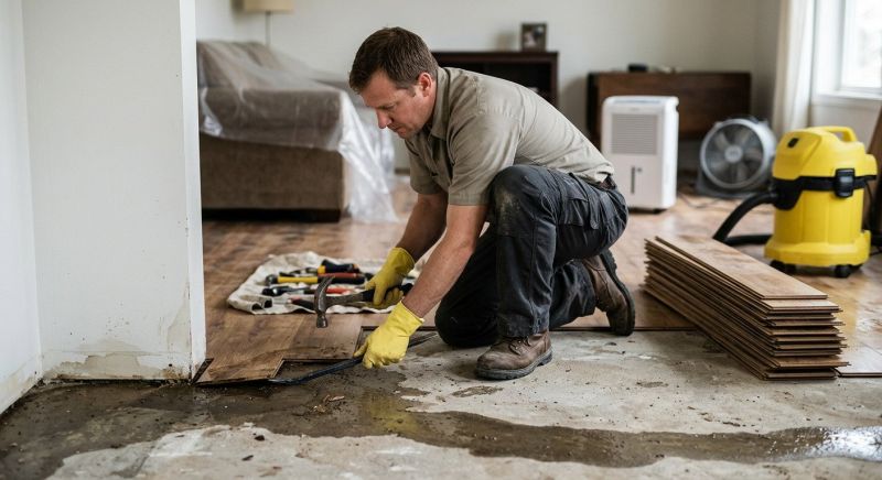 Water Damaged Floor Repair