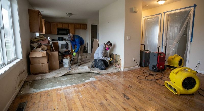 Water Damaged Floor Repair