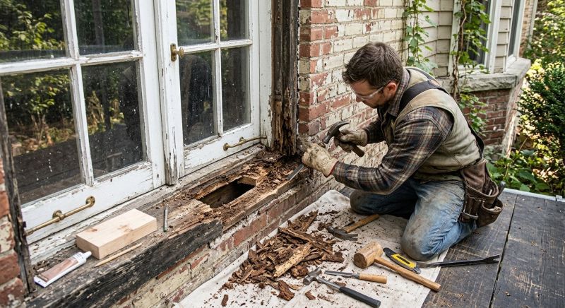 Window Wood Rot Repair