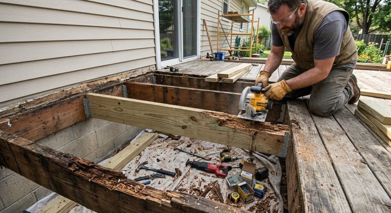 Rotted Deck Repair